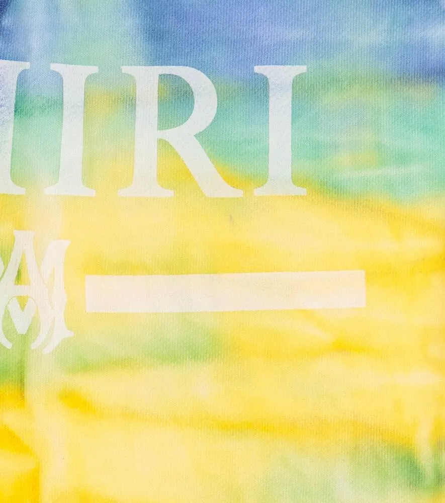 Amiri Tie-Dye Cotton Sweatpants, Multicolor