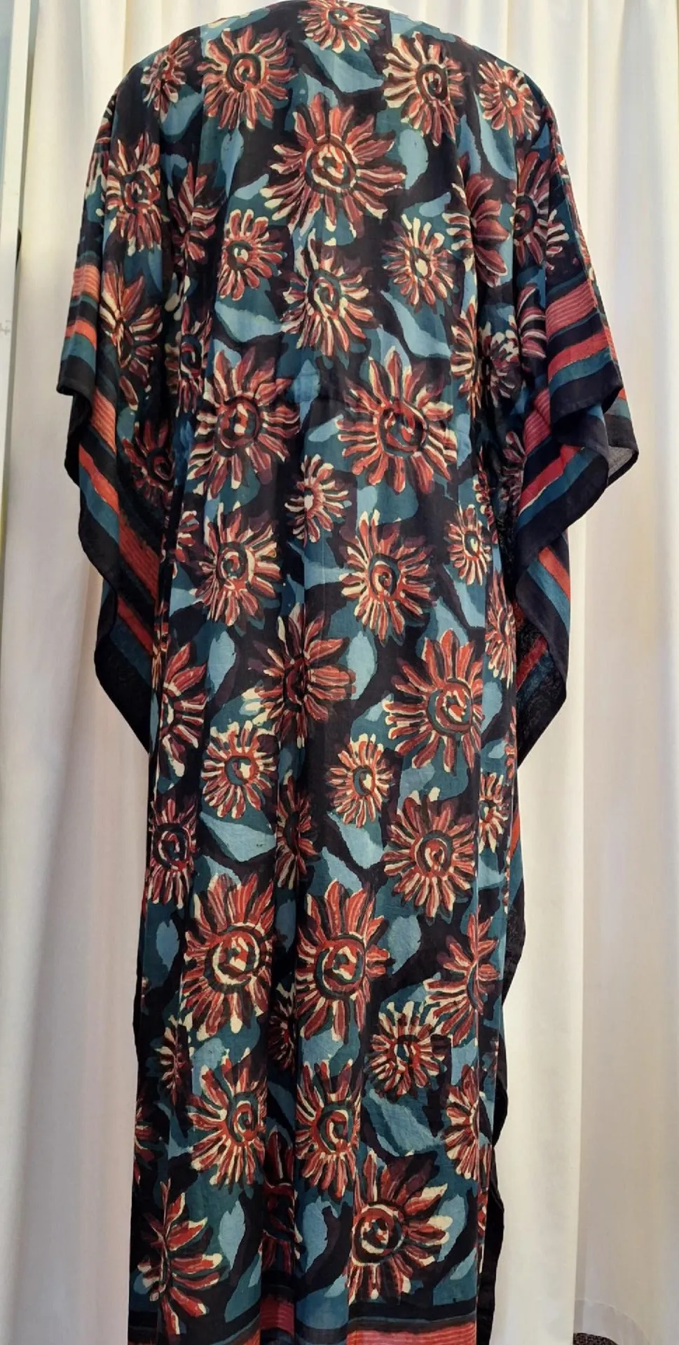 Anokhi Kaftan - Red Sunflowers