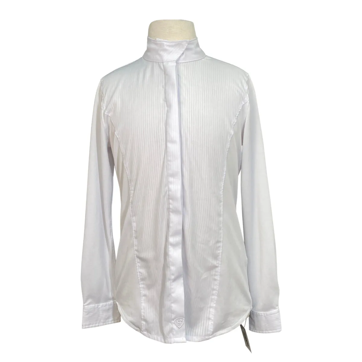 Ariat Pro Series Show Shirt in White - Children's Large