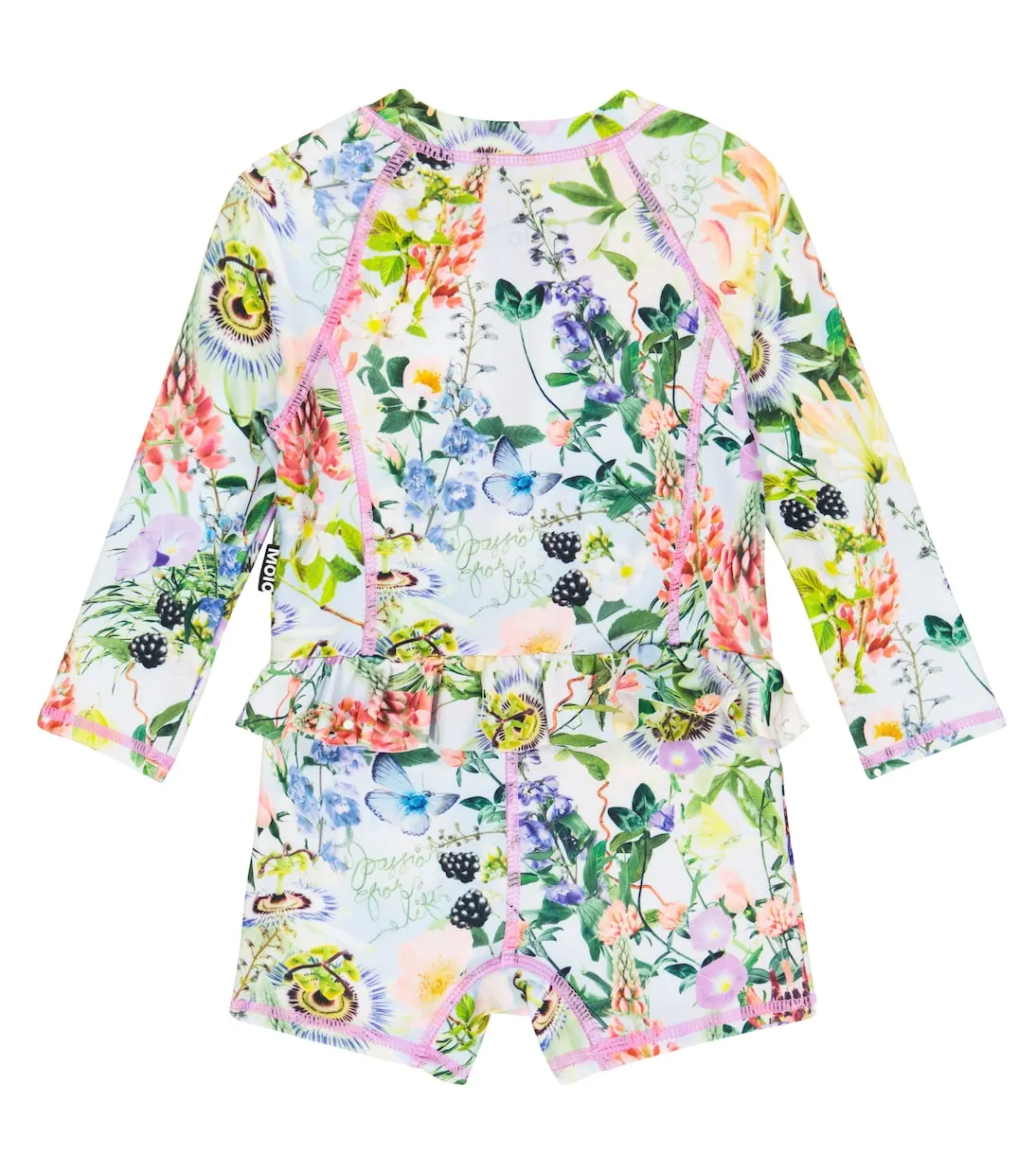 Baby nigella swimsuit with Molo rash guard, multicolor