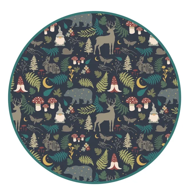 Bamboo Two Piece Long Sleeve Pajamas - Night Forest
