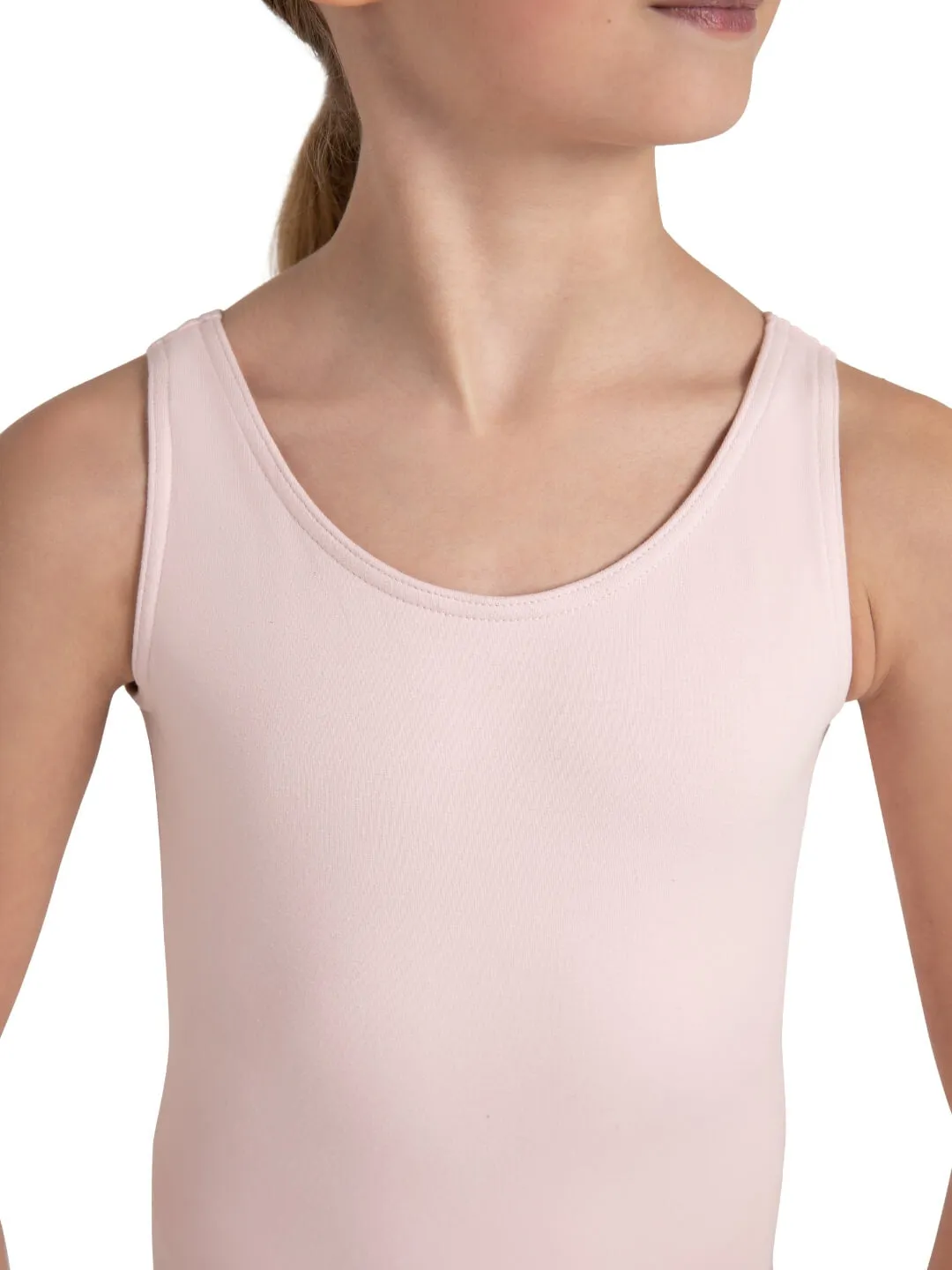 Bijou Jr. -- Children's High Neck Tank Leotard