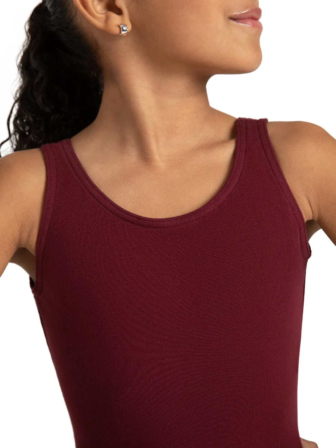 Bijou Jr. -- Children's High Neck Tank Leotard