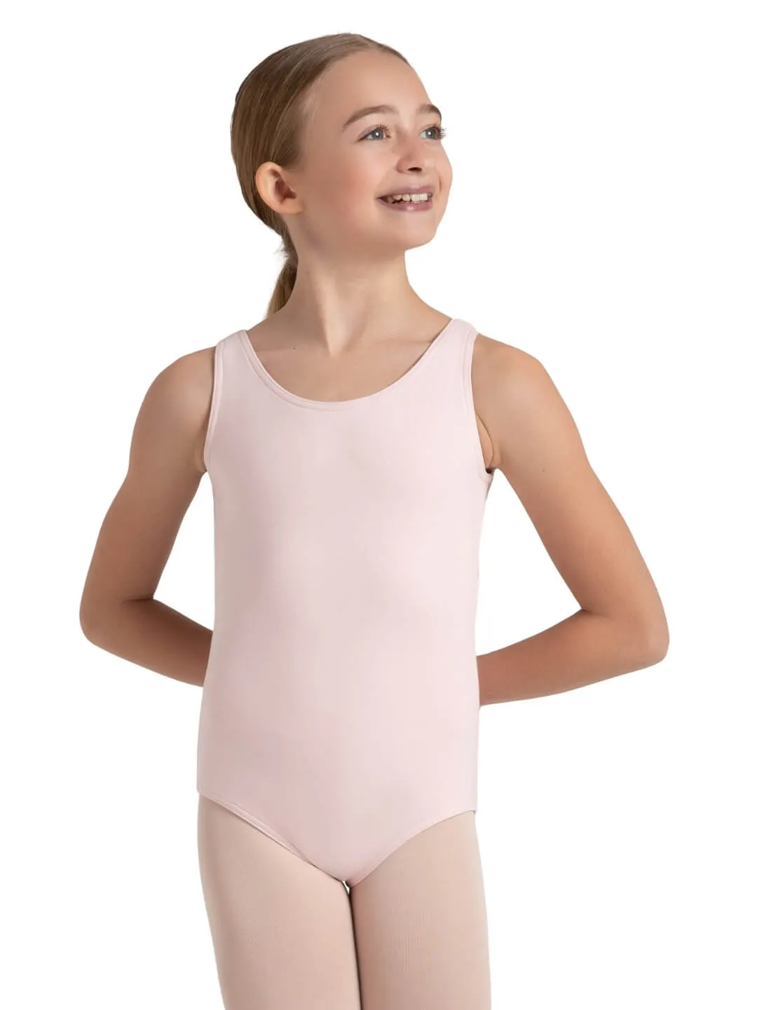 Bijou Jr. -- Children's High Neck Tank Leotard