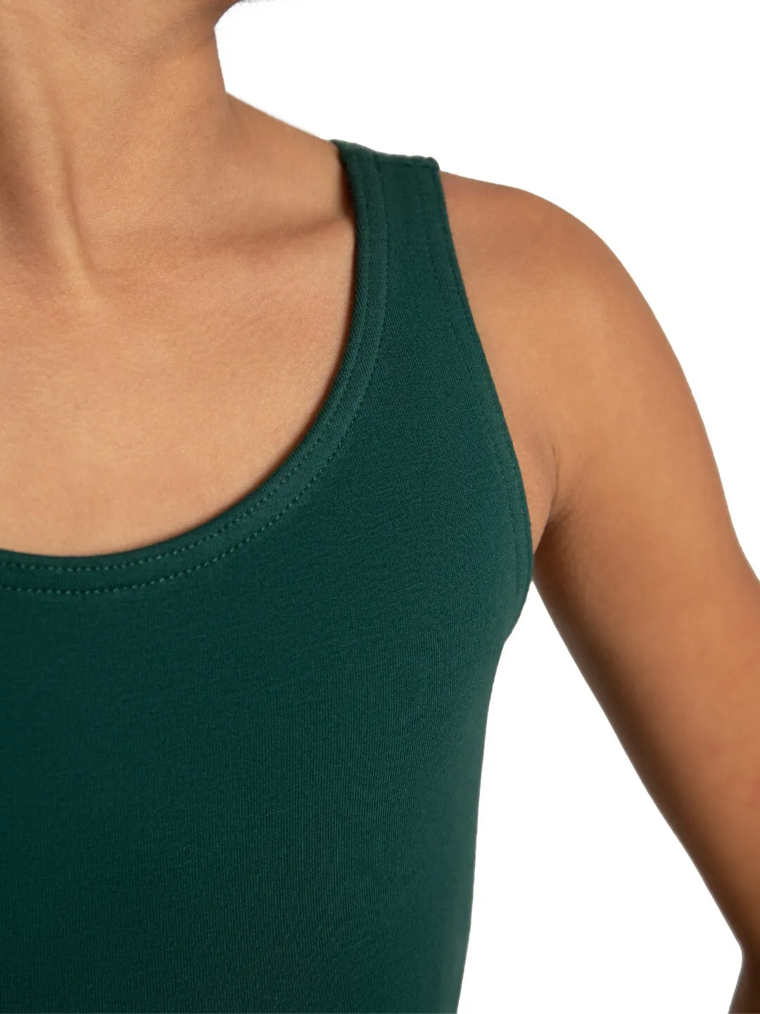 Bijou Jr. -- Children's High Neck Tank Leotard