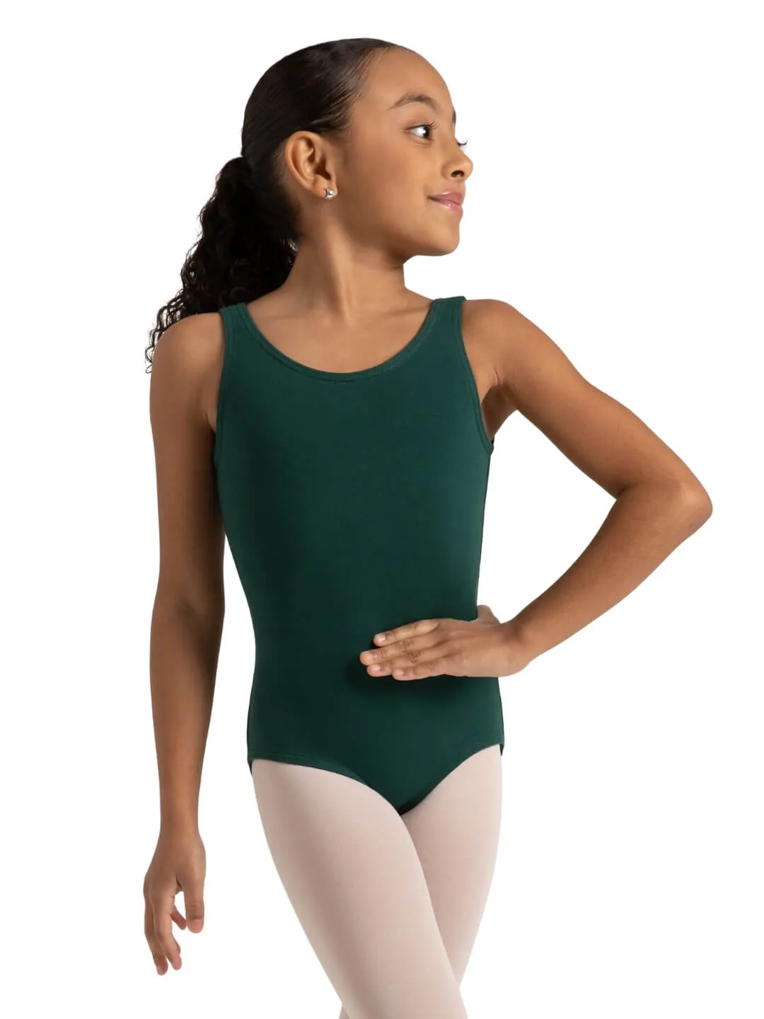 Bijou Jr. -- Children's High Neck Tank Leotard