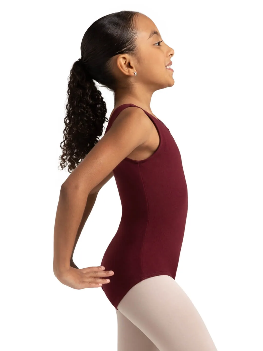 Bijou Jr. -- Children's High Neck Tank Leotard