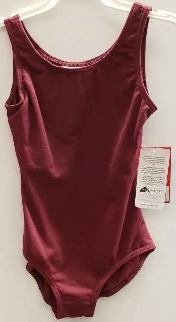 Bijou Jr. -- Children's High Neck Tank Leotard