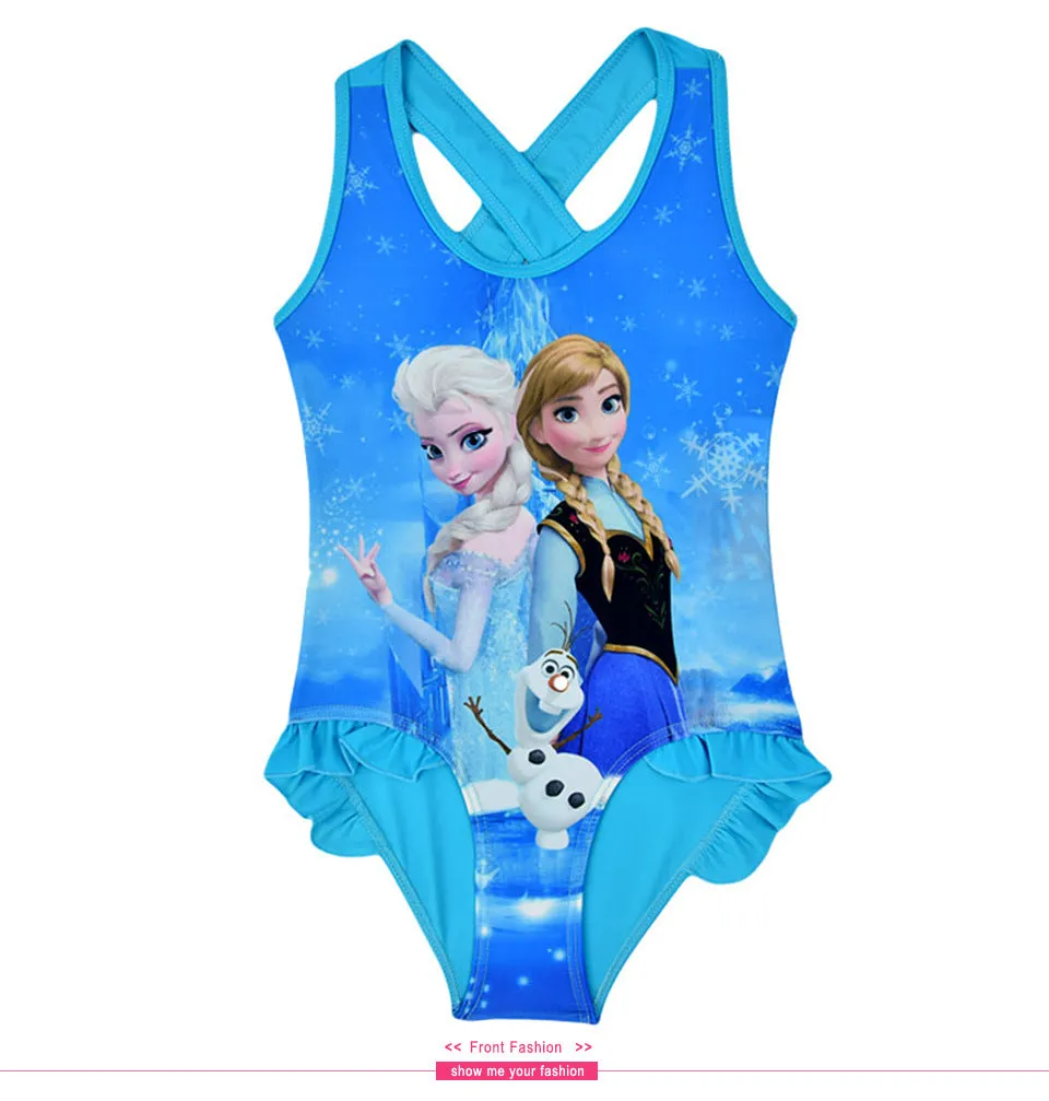 Bikini Children One Piece Swimsuit Cartoon Girl's Swimwear