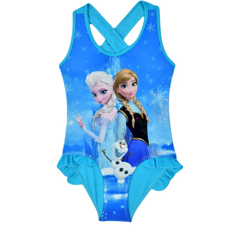 Bikini Children One Piece Swimsuit Cartoon Girl's Swimwear