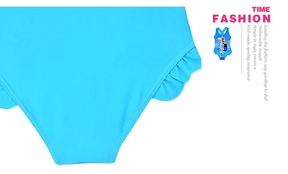 Bikini Children One Piece Swimsuit Cartoon Girl's Swimwear