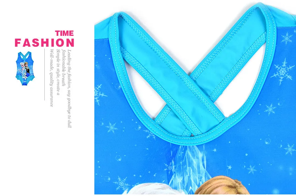 Bikini Children One Piece Swimsuit Cartoon Girl's Swimwear