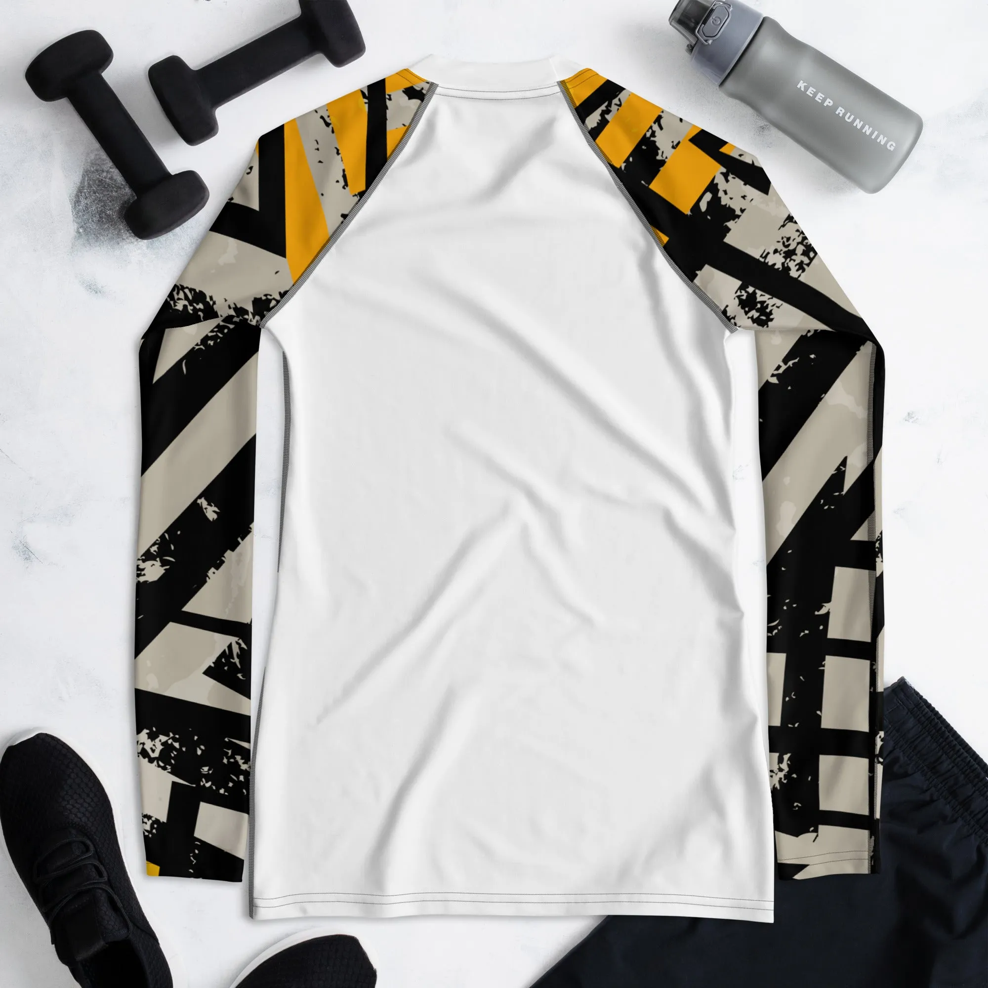 Black and Gold Women's Rash Guard