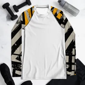 Black and Gold Women's Rash Guard