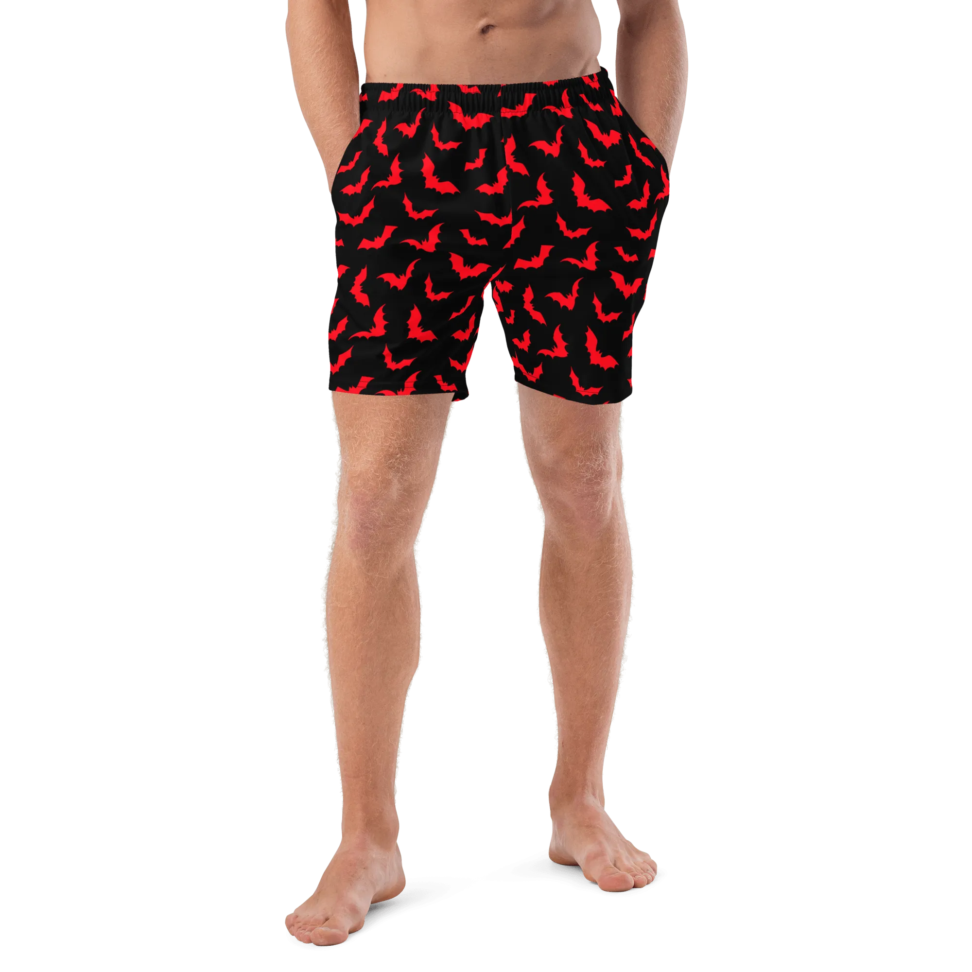 Bloody Bats Men's Swim Trunks