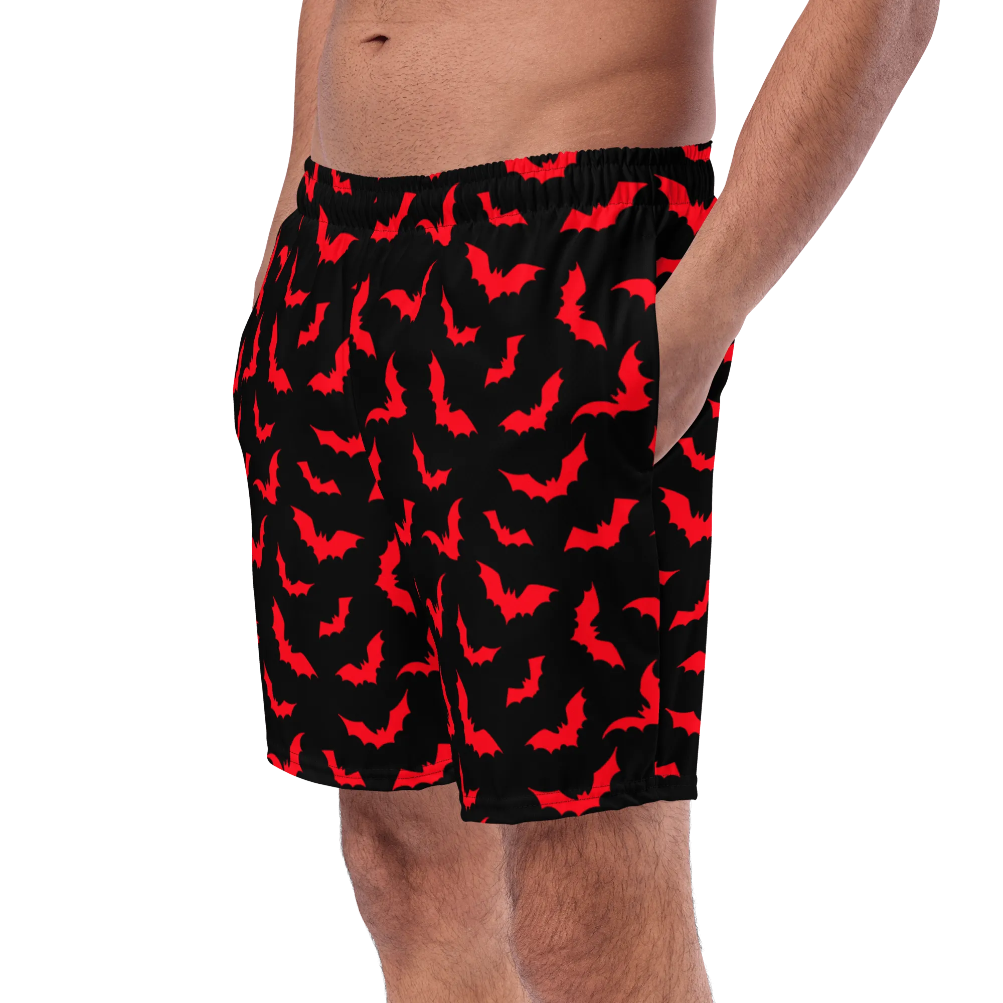 Bloody Bats Men's Swim Trunks