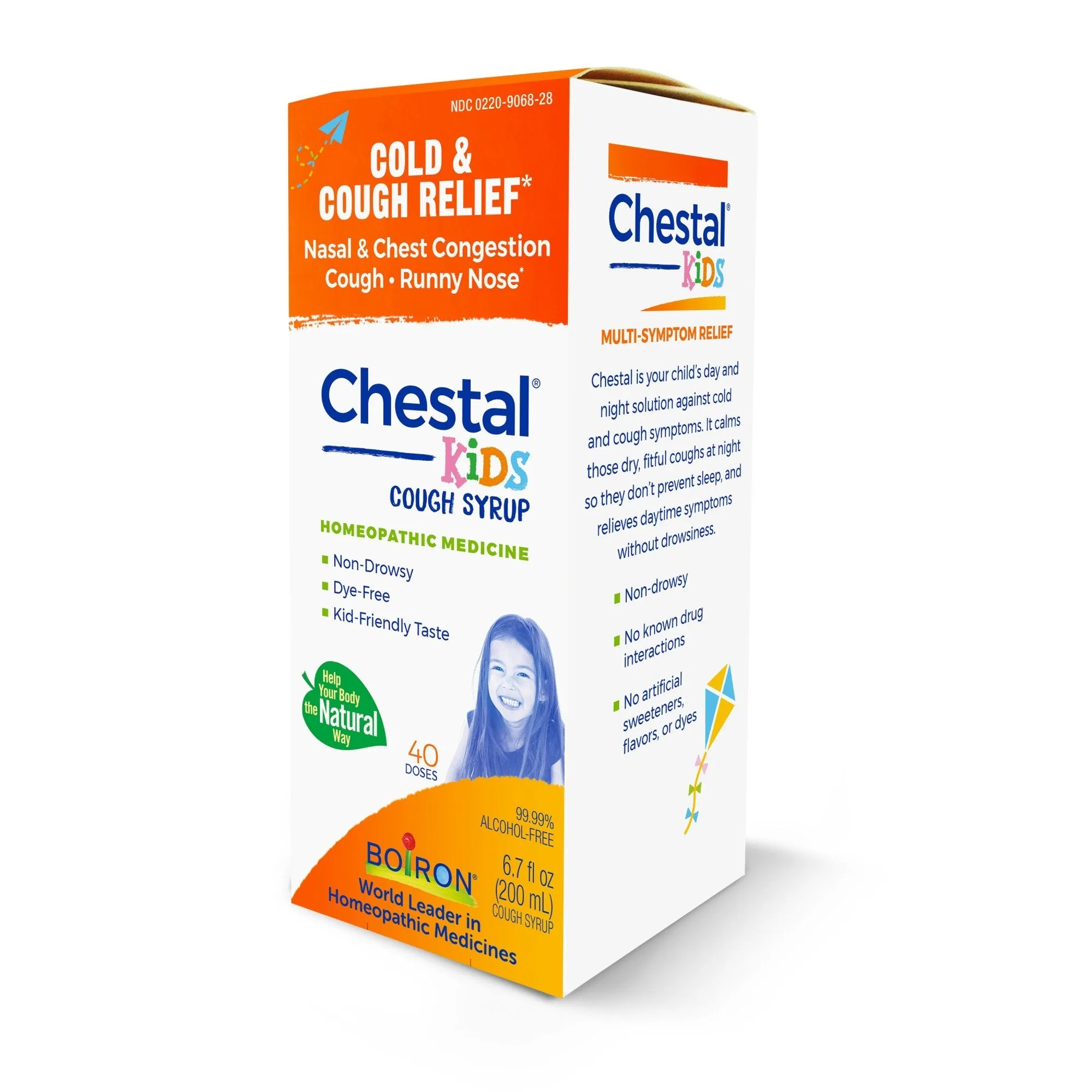 Boiron Chestal Kids Cold & Cough Homeopathic Medicine For Cold & Cough 6.7 fl oz Liquid