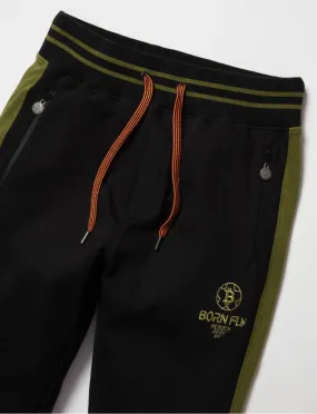 Born Fly-Swiss Franc Sweatpants-Black