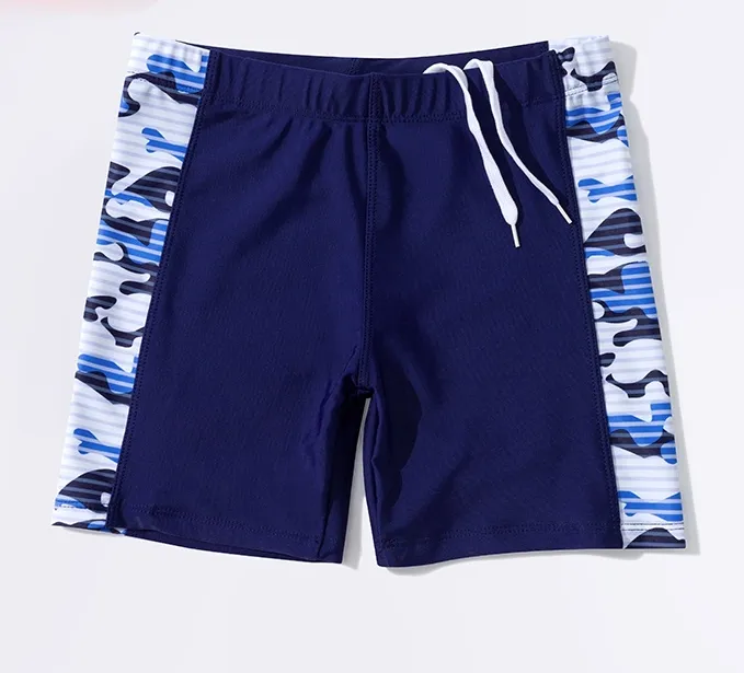 Boy's Swimsuit Split with Hat for Summer