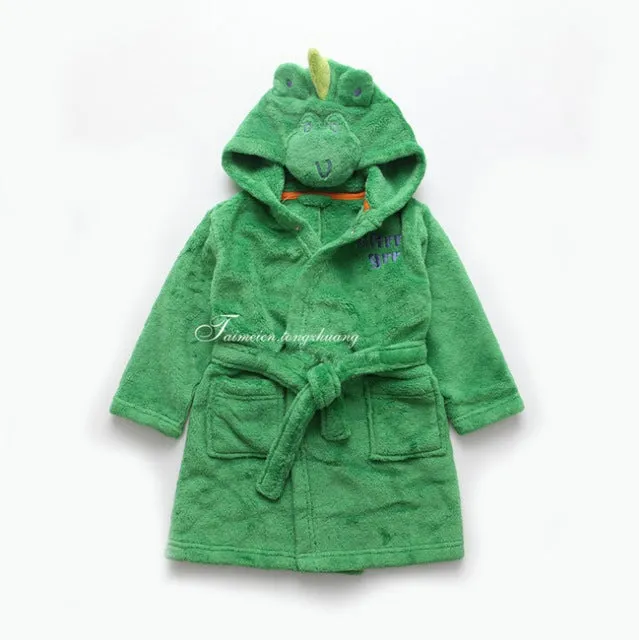 Children's Dino Bath Robe