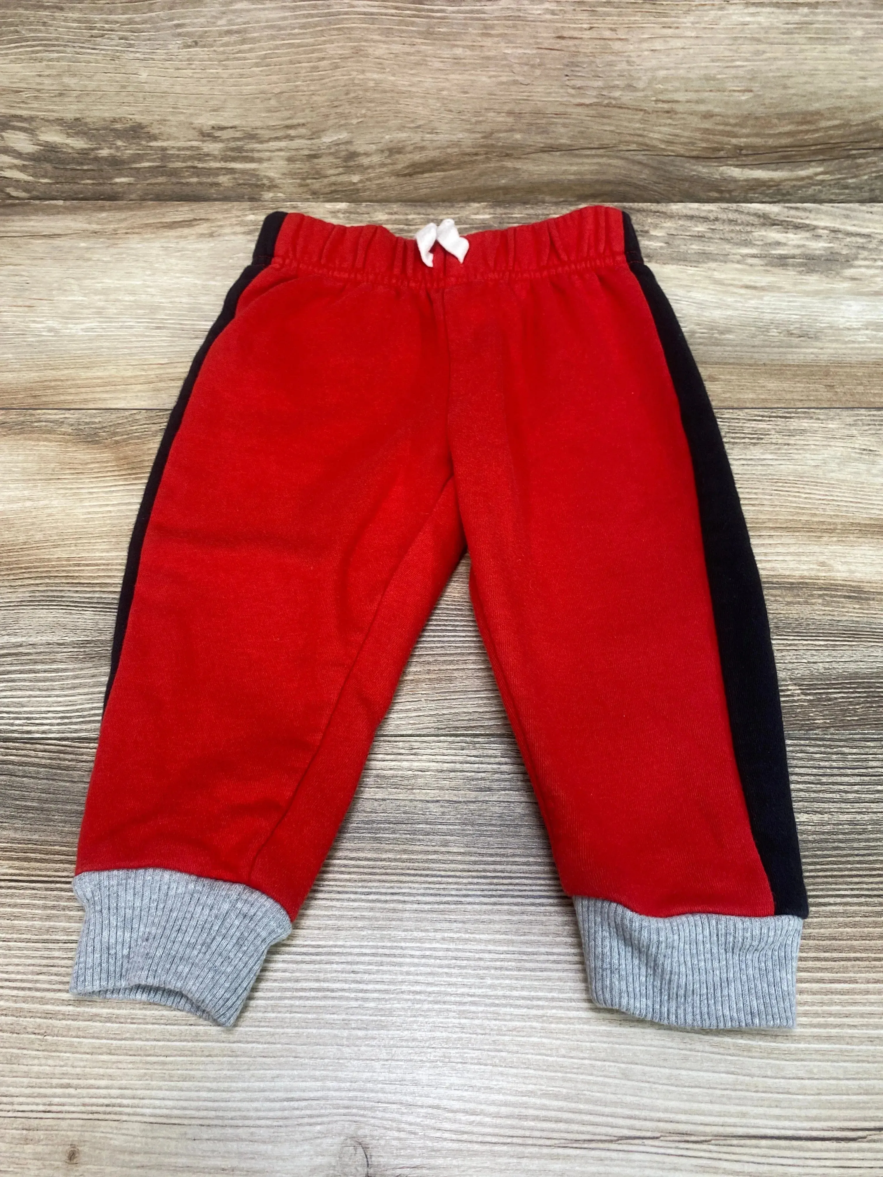Children's Place Drawstring Joggers Red sz 12-18m