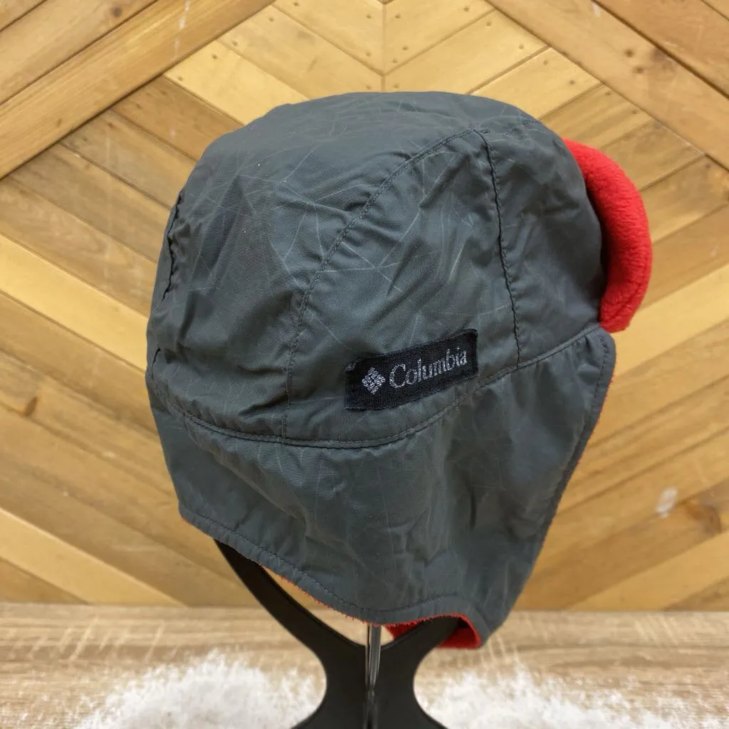Columbia - Kids Fleece-Lined Earflap Hat - MSRP comp $40: Grey/Red-children-Toddler