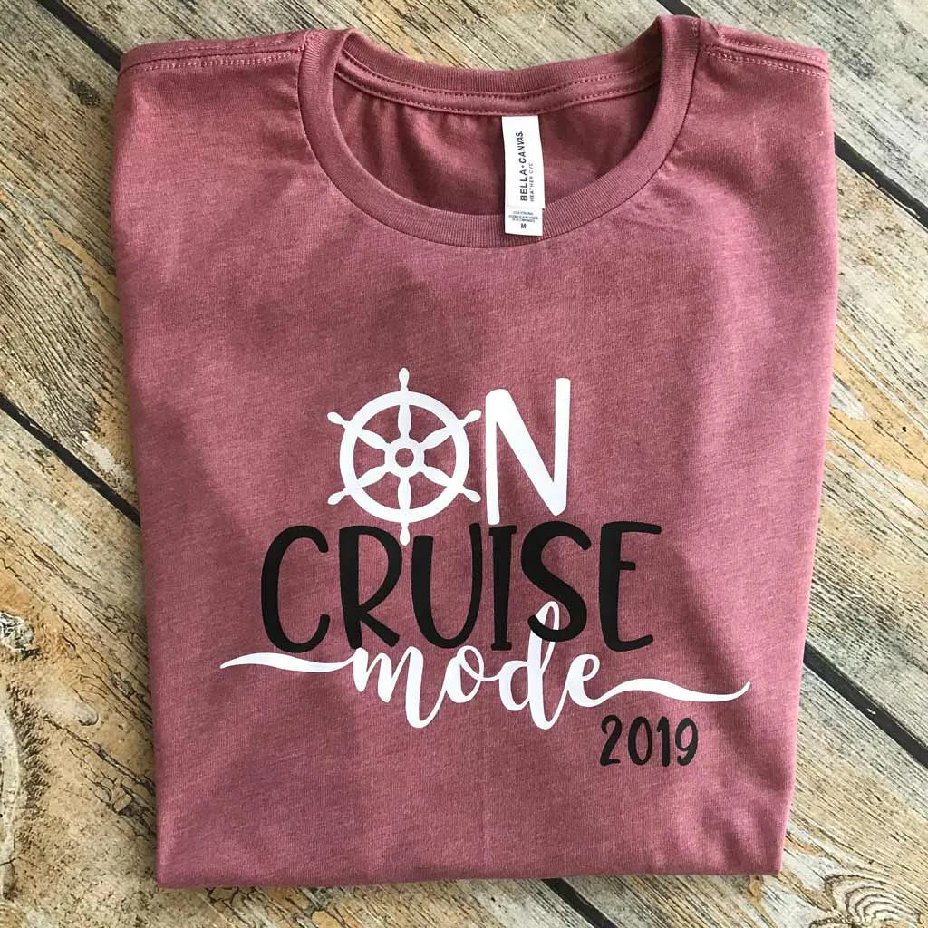 Cruise Mode Vinyl Design Shirt