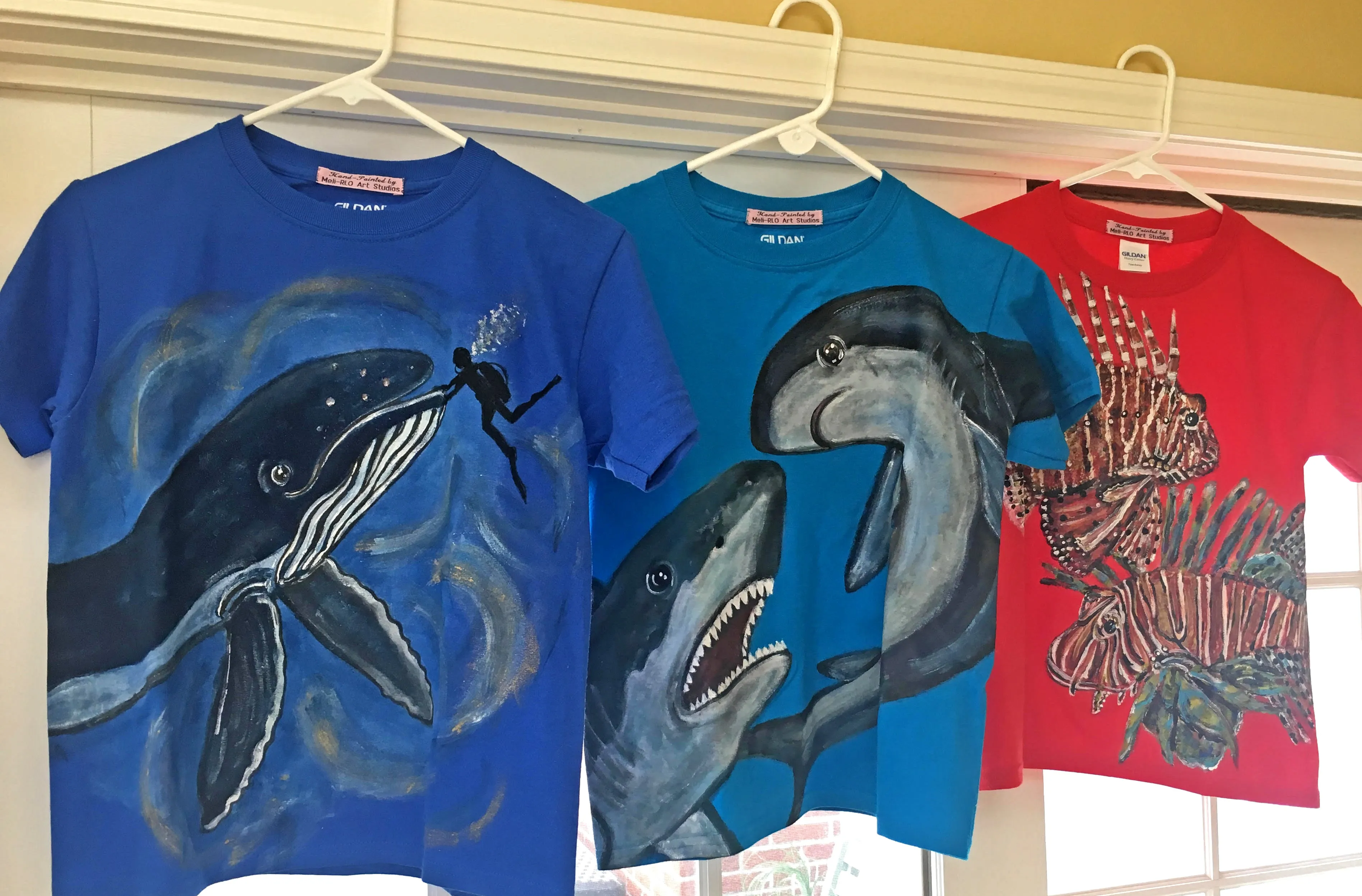 Custom Hand-Painted Tee Shirts