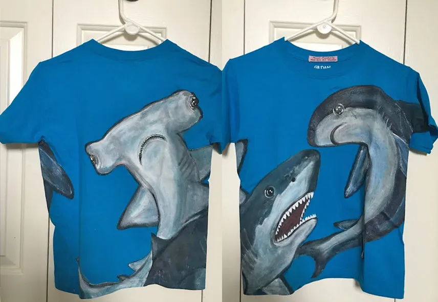 Custom Hand-Painted Tee Shirts