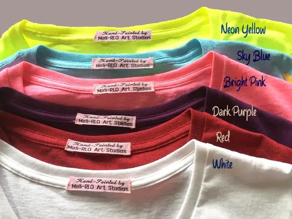 Custom Hand-Painted Tee Shirts