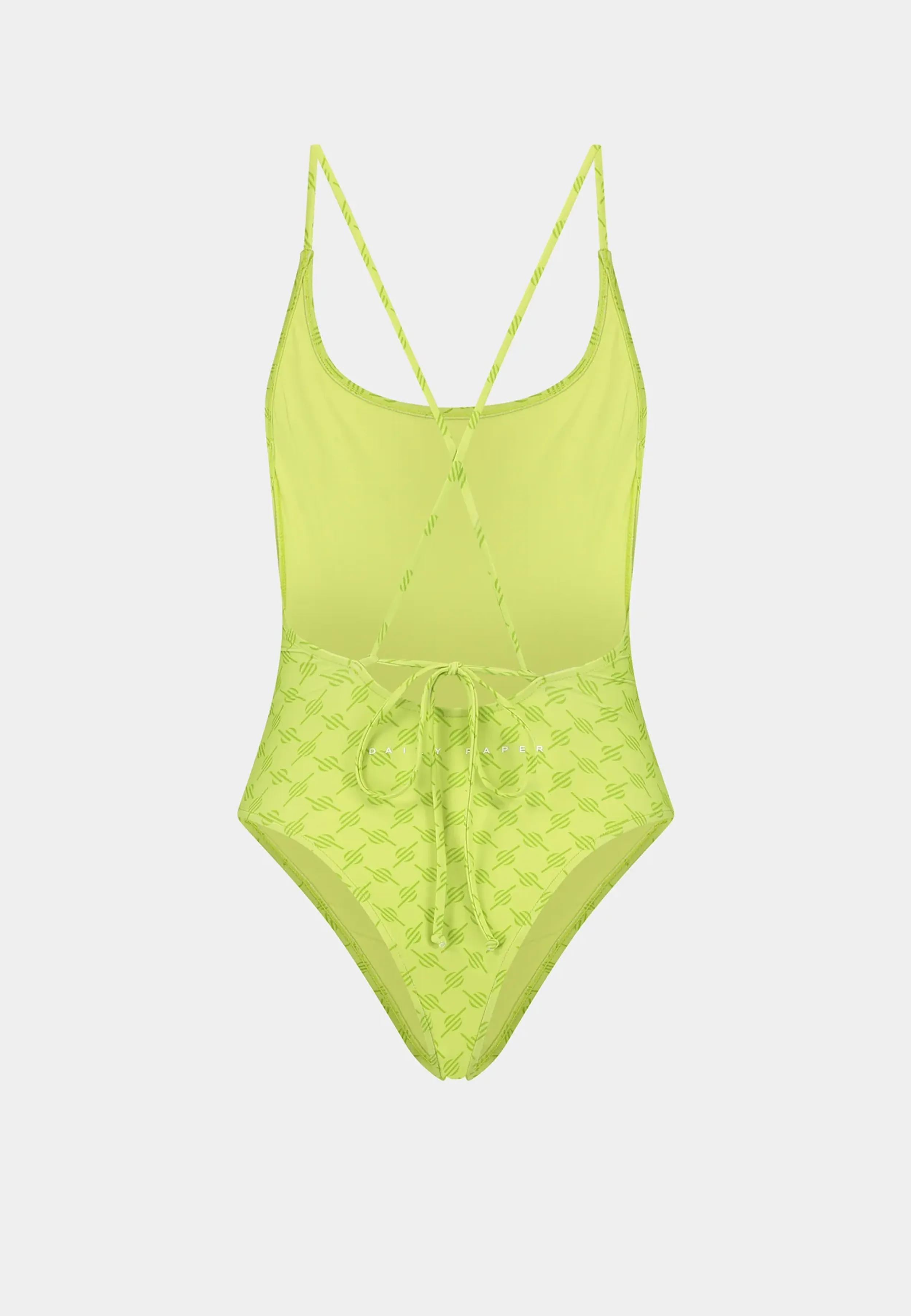 Daily Paper Reya Monogram Swimsuit Daiquiri Green