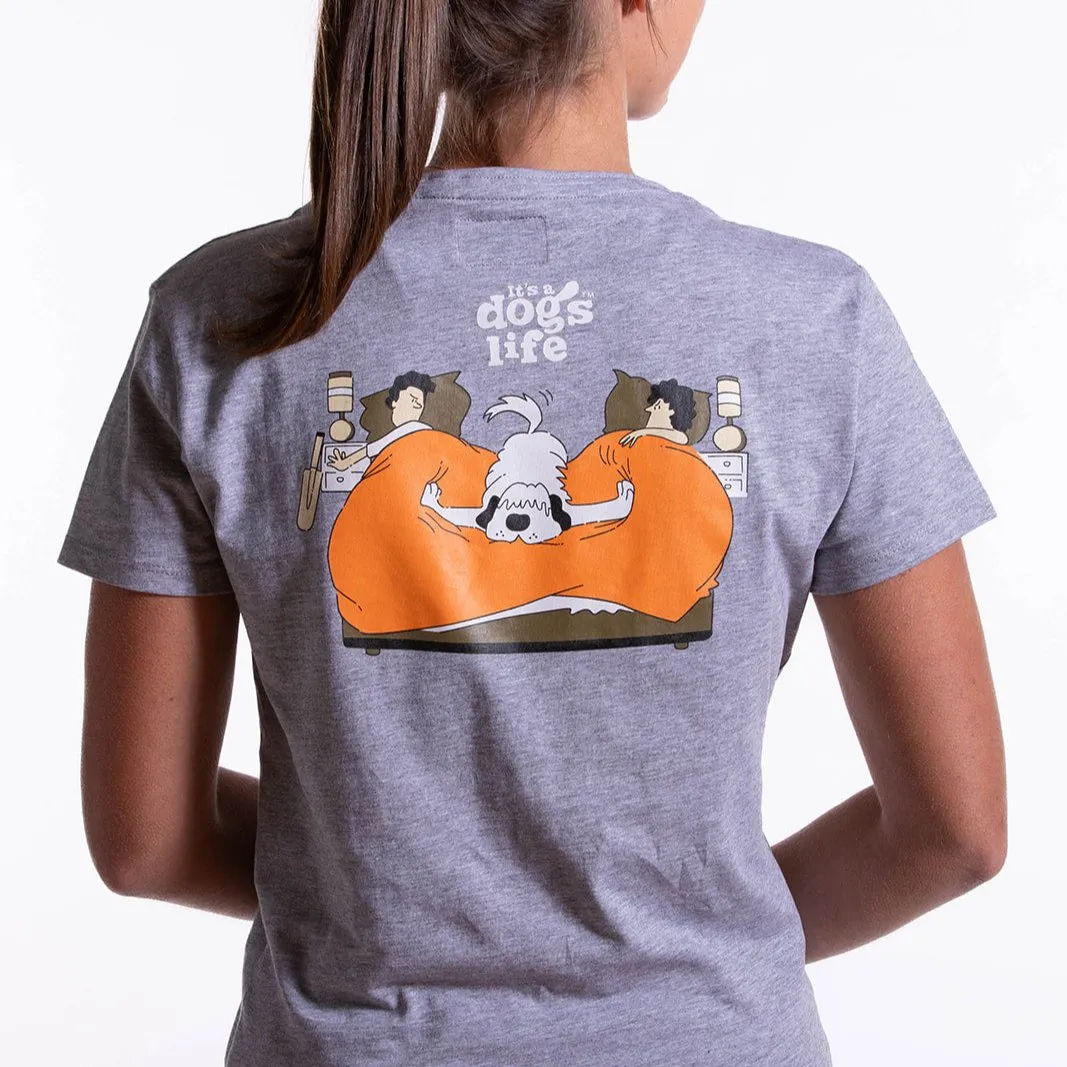 Dog In Bed Women's T'Shirt