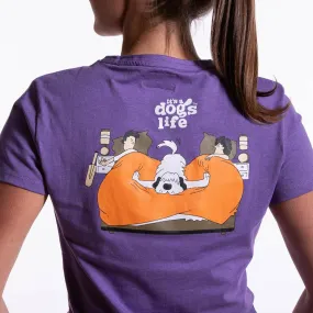 Dog In Bed Women's T'Shirt
