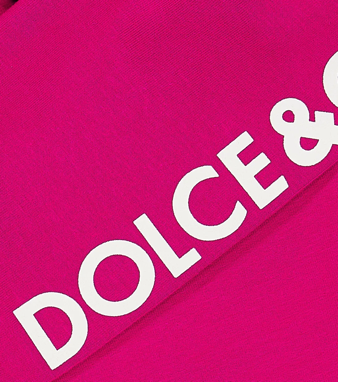 Dolce&Gabbana Kids Leopard Print Jersey Sweatpants, Pink