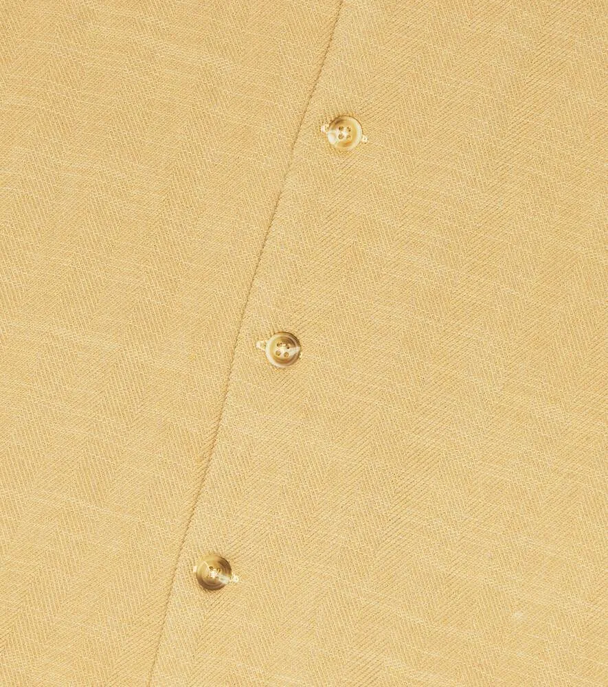 Donsje cotton blend Sankt shirt, beige