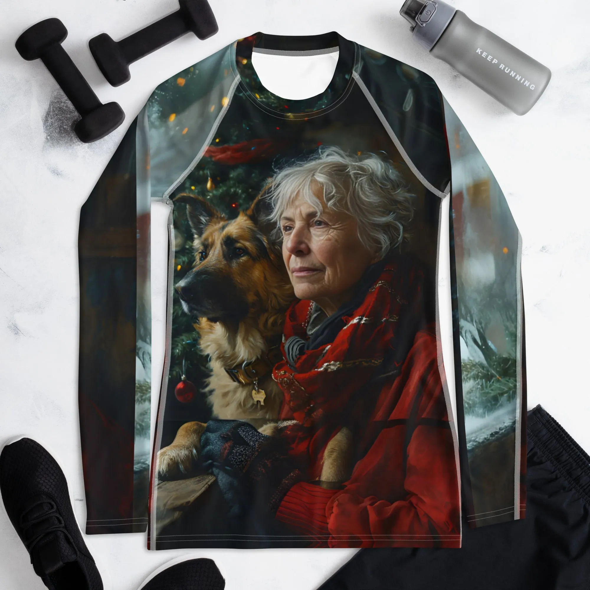 Festive Pals Women's Rash Guard