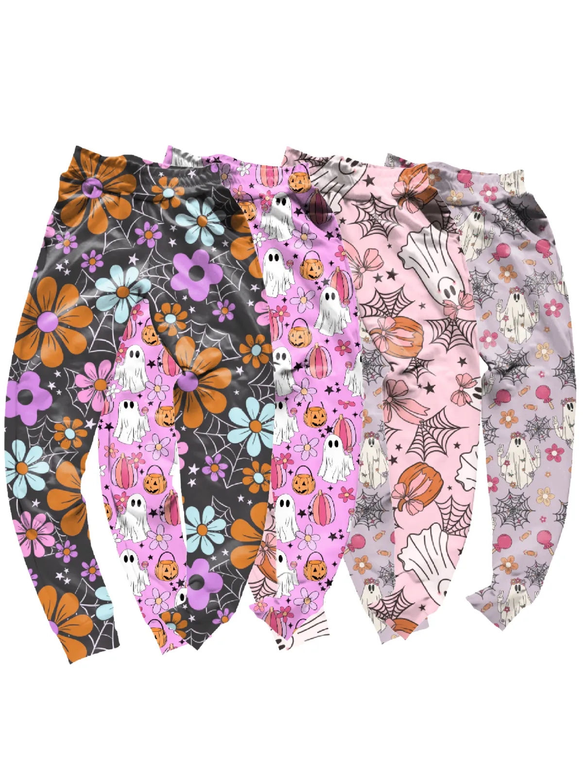 Girls Halloween Joggers - Retro Halloween