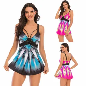 Girl’s Swimsuit  Split Skirt Women's Sexy plus Size Bikini Swimwear