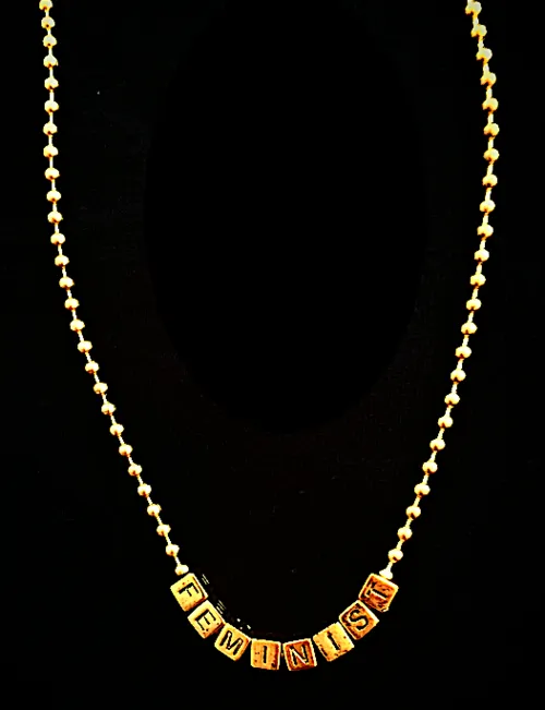Gunner & Lux "Feminist" Necklace