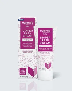Hylands Baby Diaper Rash Cream with Zinc Oxide 3 ounce Cream