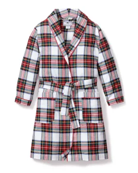 Kid's Brushed Cotton Robe in Balmoral Tartan
