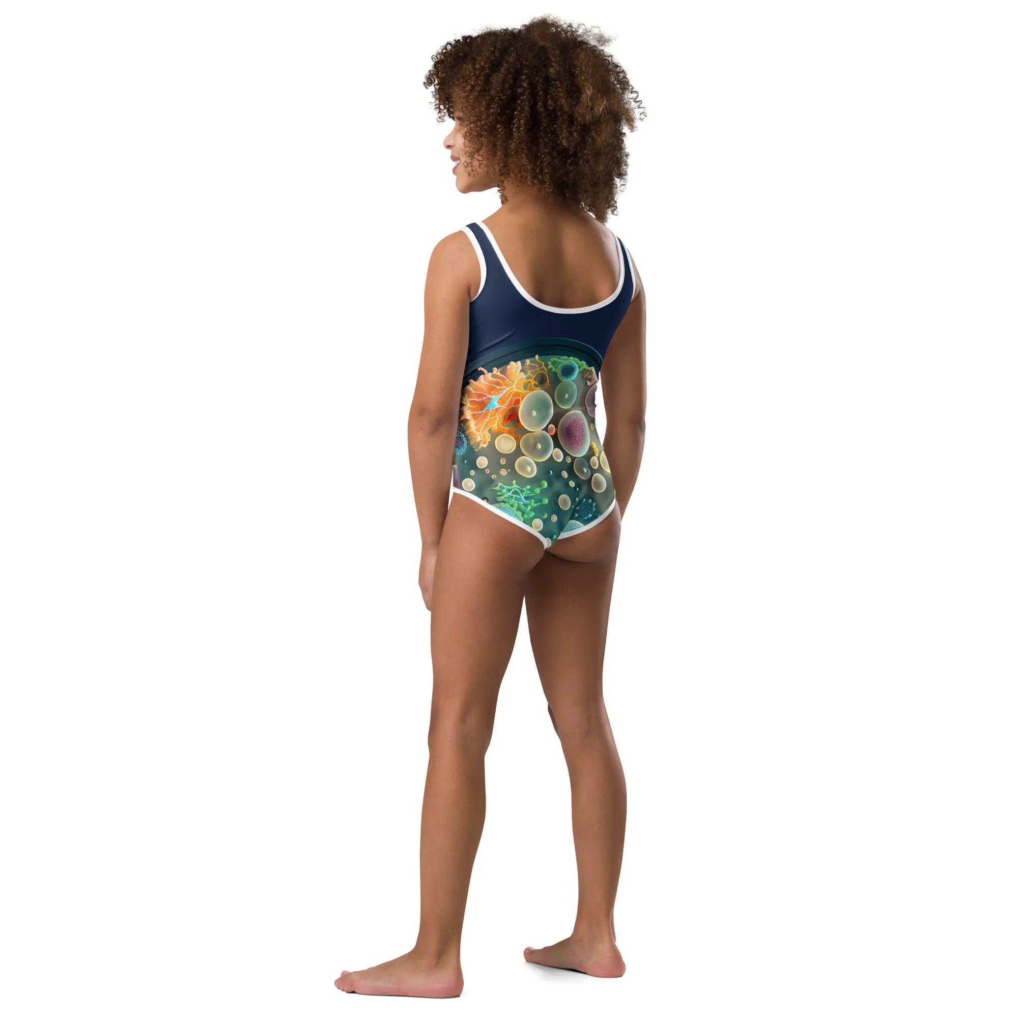 Kids Swimsuit Green World