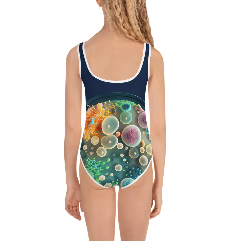 Kids Swimsuit Green World