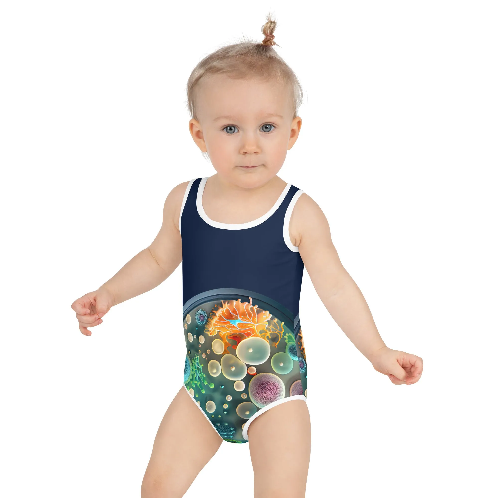 Kids Swimsuit Green World