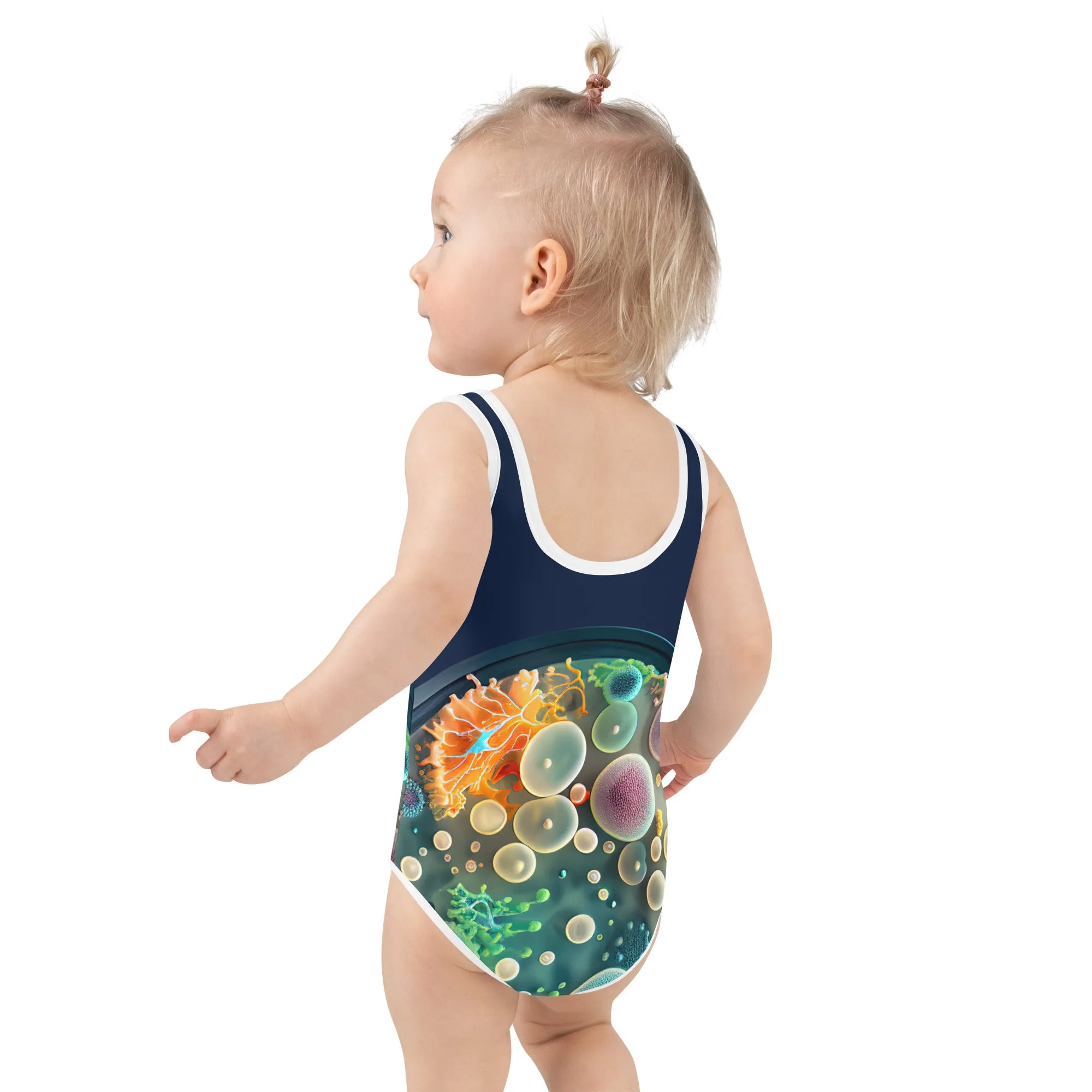 Kids Swimsuit Green World