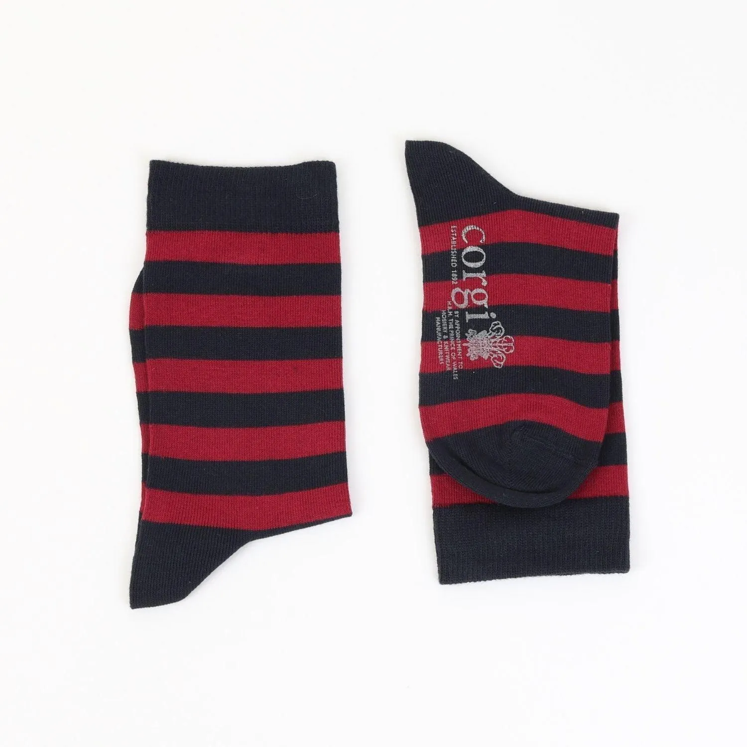Kids Welsh Guards Regimental Striped Cotton Socks