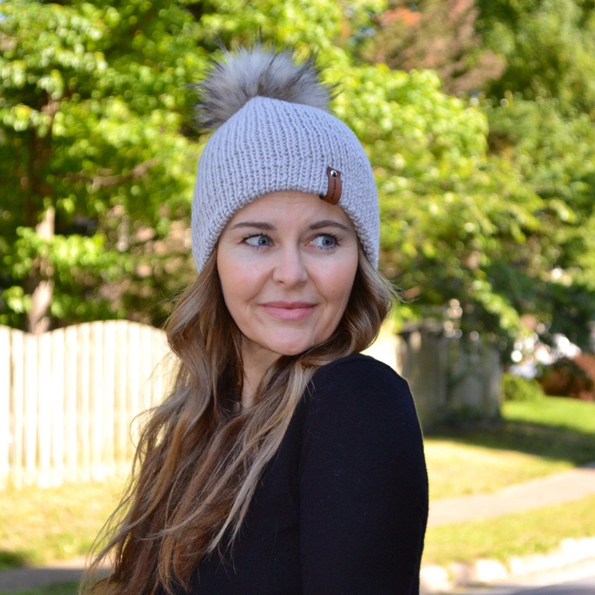 KNITTING PATTERN The Ultimate Double Layer Beanie Hat, Cap Toque Unisex Boho Sleek Timeless Women's Men's Children's Gray Cap, Hat