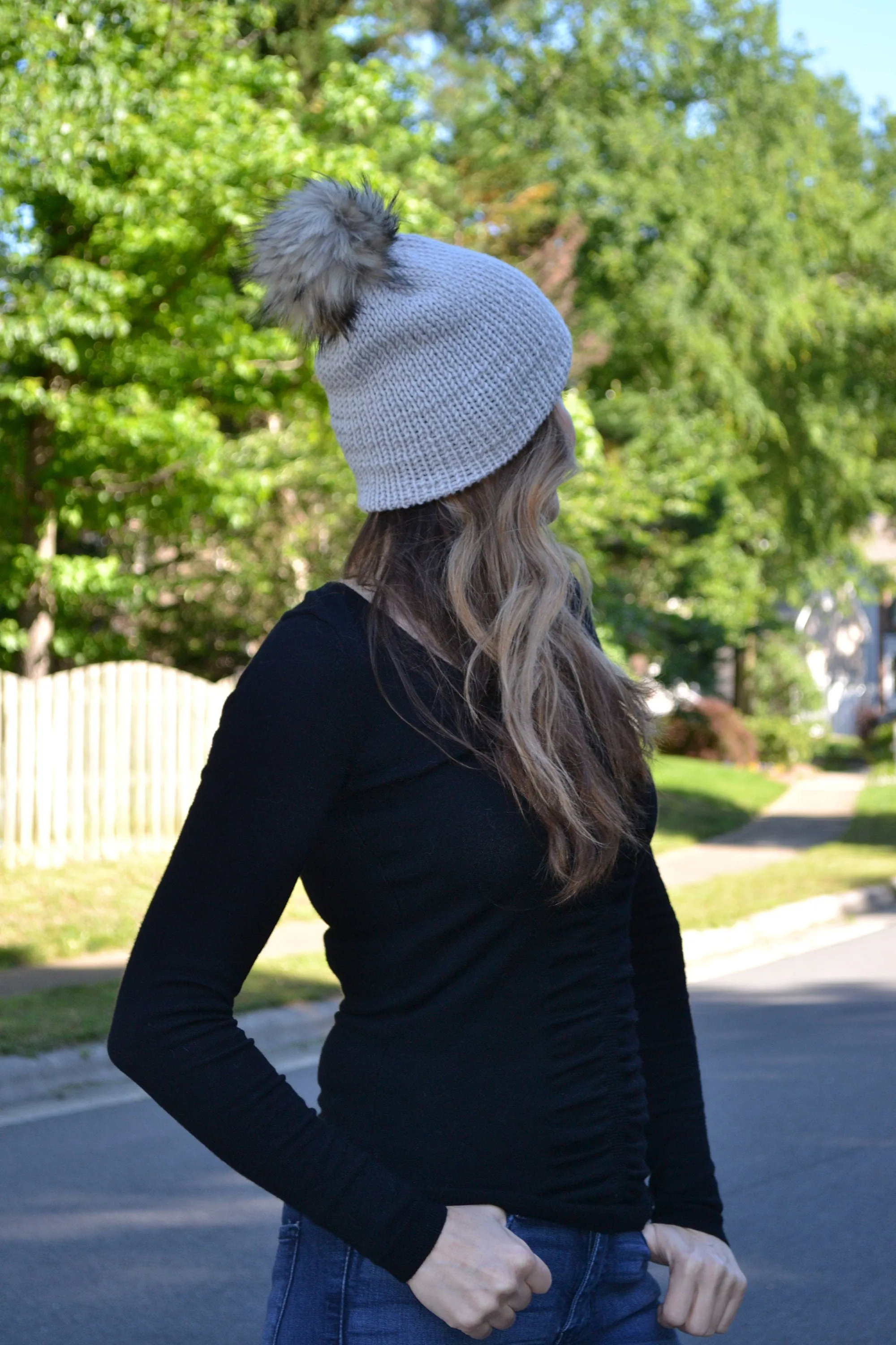 KNITTING PATTERN The Ultimate Double Layer Beanie Hat, Cap Toque Unisex Boho Sleek Timeless Women's Men's Children's Gray Cap, Hat
