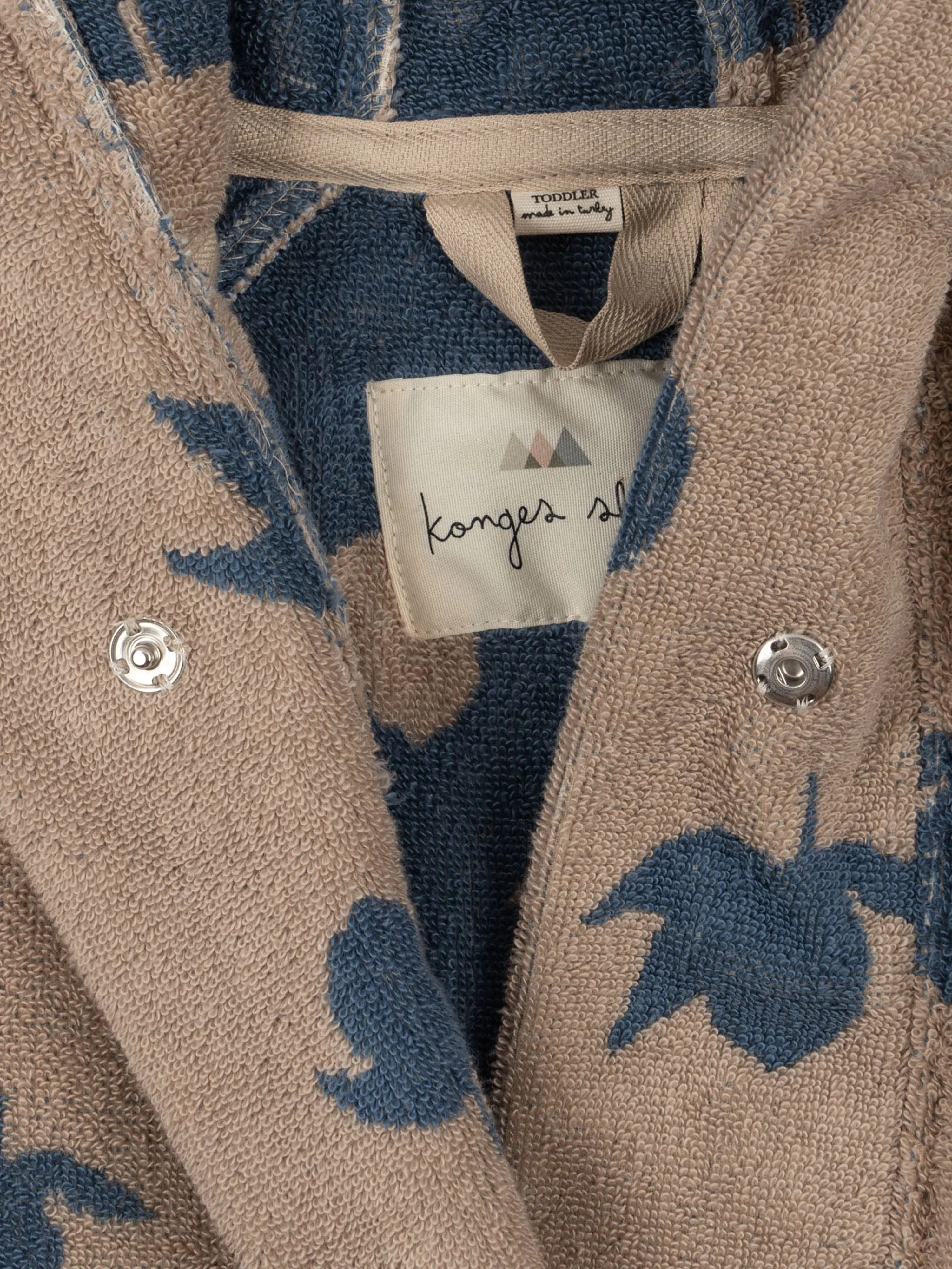 Konges Sløjd Kids Lemon Terry Bathrobe in Beige