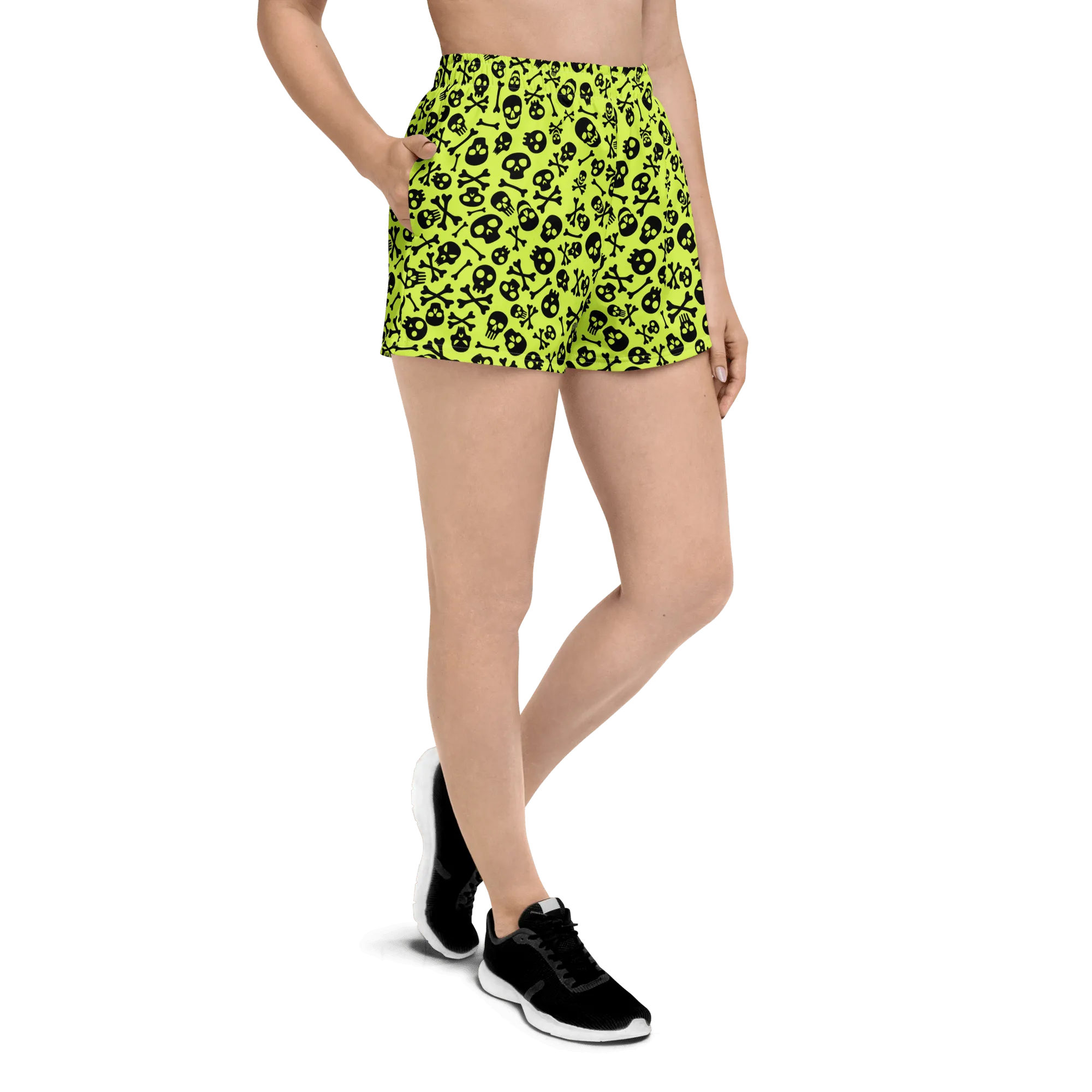 Lime Bones Unisex Unlined Swim Trunks